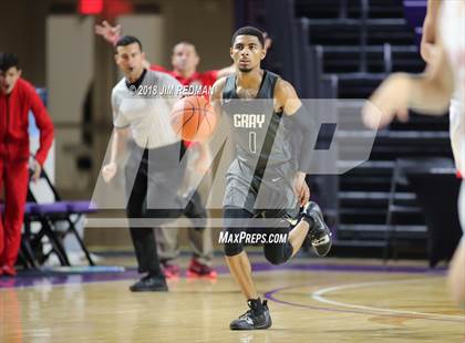 Thumbnail 2 in Miami Christian vs  Gray Collegiate Academy (City of Palms Classic) photogallery.