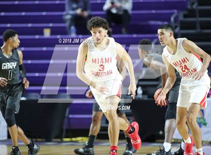 Thumbnail 1 in Miami Christian vs  Gray Collegiate Academy (City of Palms Classic) photogallery.