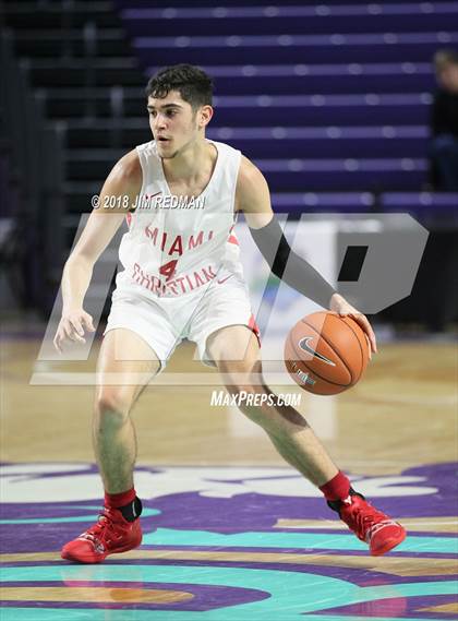Thumbnail 2 in Miami Christian vs  Gray Collegiate Academy (City of Palms Classic) photogallery.