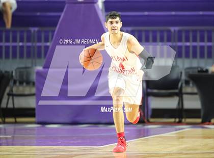 Thumbnail 3 in Miami Christian vs  Gray Collegiate Academy (City of Palms Classic) photogallery.