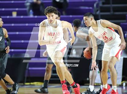 Thumbnail 3 in Miami Christian vs  Gray Collegiate Academy (City of Palms Classic) photogallery.