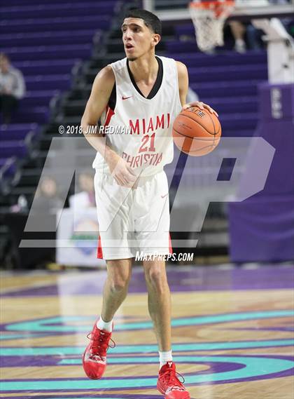Thumbnail 3 in Miami Christian vs  Gray Collegiate Academy (City of Palms Classic) photogallery.