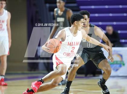 Thumbnail 1 in Miami Christian vs  Gray Collegiate Academy (City of Palms Classic) photogallery.