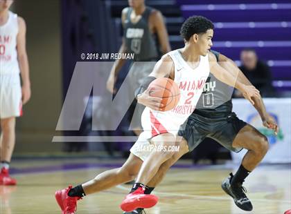 Thumbnail 2 in Miami Christian vs  Gray Collegiate Academy (City of Palms Classic) photogallery.