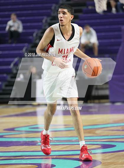 Thumbnail 1 in Miami Christian vs  Gray Collegiate Academy (City of Palms Classic) photogallery.
