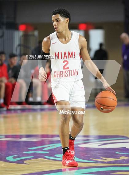Thumbnail 3 in Miami Christian vs  Gray Collegiate Academy (City of Palms Classic) photogallery.