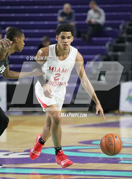 Thumbnail 3 in Miami Christian vs  Gray Collegiate Academy (City of Palms Classic) photogallery.