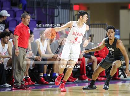 Thumbnail 1 in Miami Christian vs  Gray Collegiate Academy (City of Palms Classic) photogallery.