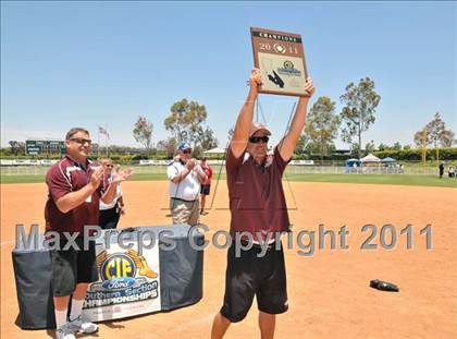 Thumbnail 1 in Calvary Chapel vs. Citrus Valley (CIF SS D6 Final) photogallery.
