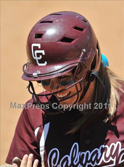 Thumbnail 2 in Calvary Chapel vs. Citrus Valley (CIF SS D6 Final) photogallery.