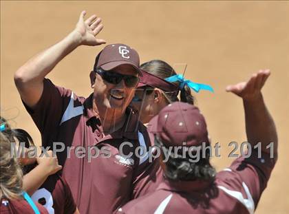 Thumbnail 2 in Calvary Chapel vs. Citrus Valley (CIF SS D6 Final) photogallery.