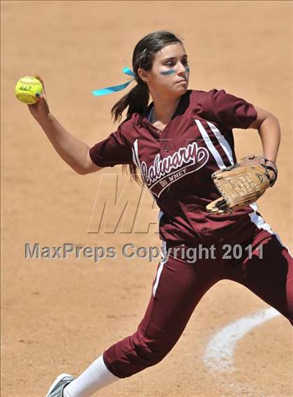 Thumbnail 1 in Calvary Chapel vs. Citrus Valley (CIF SS D6 Final) photogallery.