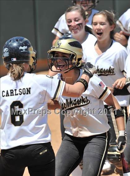 Thumbnail 3 in Calvary Chapel vs. Citrus Valley (CIF SS D6 Final) photogallery.