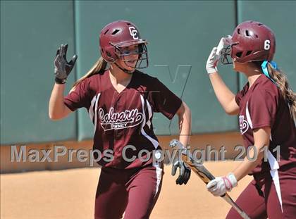 Thumbnail 2 in Calvary Chapel vs. Citrus Valley (CIF SS D6 Final) photogallery.