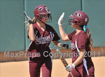 Thumbnail 3 in Calvary Chapel vs. Citrus Valley (CIF SS D6 Final) photogallery.