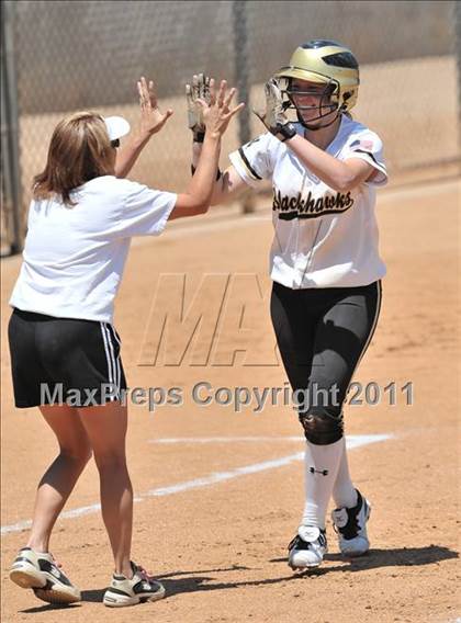 Thumbnail 2 in Calvary Chapel vs. Citrus Valley (CIF SS D6 Final) photogallery.
