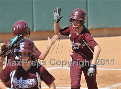 Thumbnail 3 in Calvary Chapel vs. Citrus Valley (CIF SS D6 Final) photogallery.
