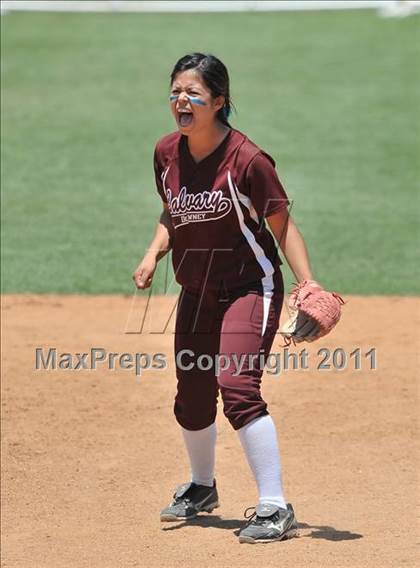 Thumbnail 2 in Calvary Chapel vs. Citrus Valley (CIF SS D6 Final) photogallery.