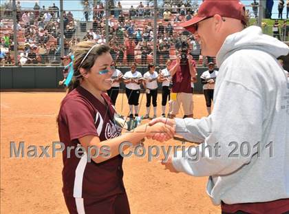 Thumbnail 2 in Calvary Chapel vs. Citrus Valley (CIF SS D6 Final) photogallery.