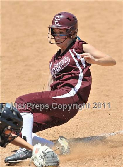 Thumbnail 2 in Calvary Chapel vs. Citrus Valley (CIF SS D6 Final) photogallery.