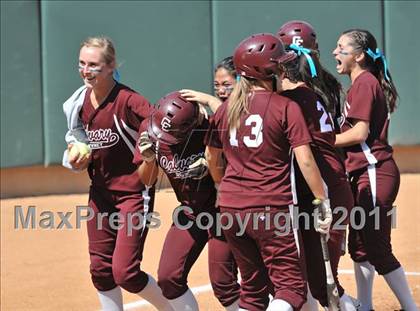 Thumbnail 3 in Calvary Chapel vs. Citrus Valley (CIF SS D6 Final) photogallery.