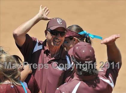 Thumbnail 3 in Calvary Chapel vs. Citrus Valley (CIF SS D6 Final) photogallery.