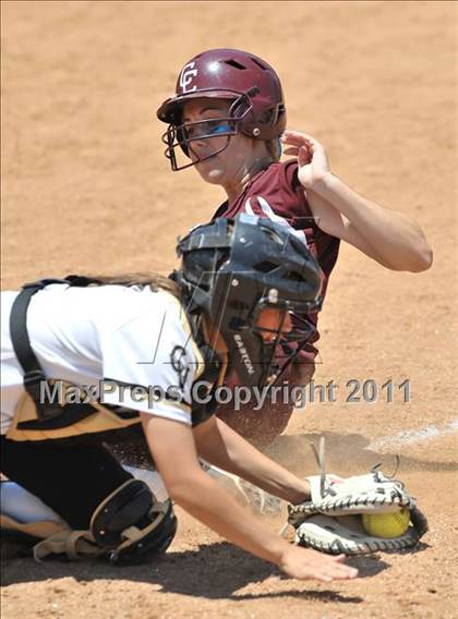 Thumbnail 3 in Calvary Chapel vs. Citrus Valley (CIF SS D6 Final) photogallery.