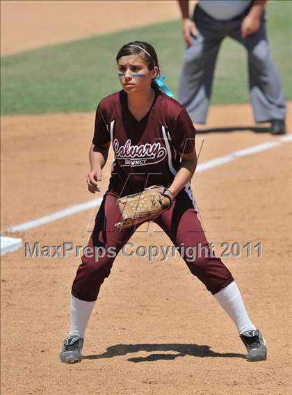 Thumbnail 3 in Calvary Chapel vs. Citrus Valley (CIF SS D6 Final) photogallery.