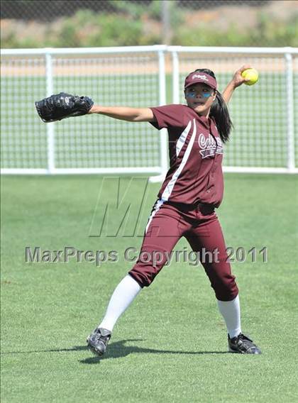 Thumbnail 3 in Calvary Chapel vs. Citrus Valley (CIF SS D6 Final) photogallery.