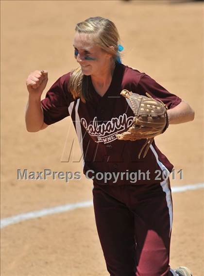 Thumbnail 3 in Calvary Chapel vs. Citrus Valley (CIF SS D6 Final) photogallery.
