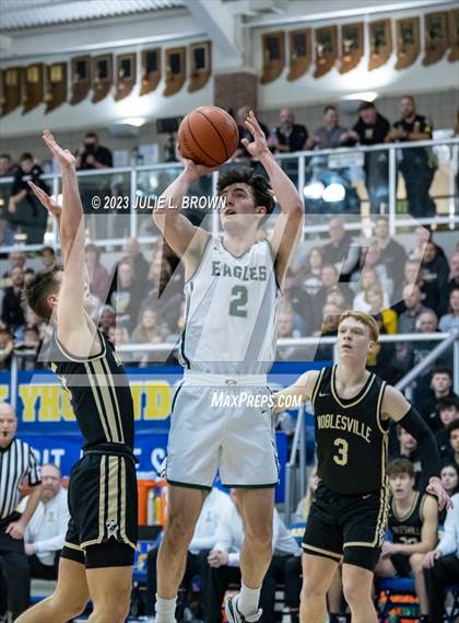 Thumbnail 2 in Noblesville vs. Zionsville (IHSAA 4A Sectional 8 Final) photogallery.