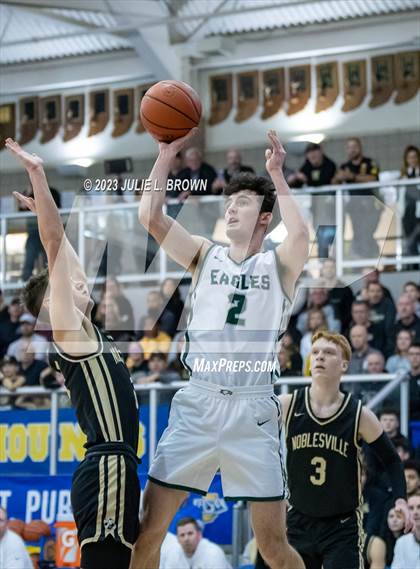Thumbnail 1 in Noblesville vs. Zionsville (IHSAA 4A Sectional 8 Final) photogallery.
