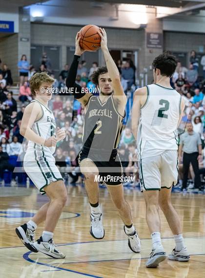 Thumbnail 1 in Noblesville vs. Zionsville (IHSAA 4A Sectional 8 Final) photogallery.