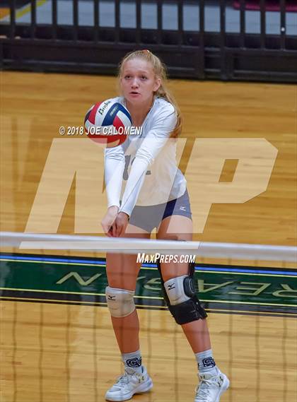 Thumbnail 3 in Reagan [Ronald] vs Smithson Valley (NEISD Volleyball Tournament) photogallery.