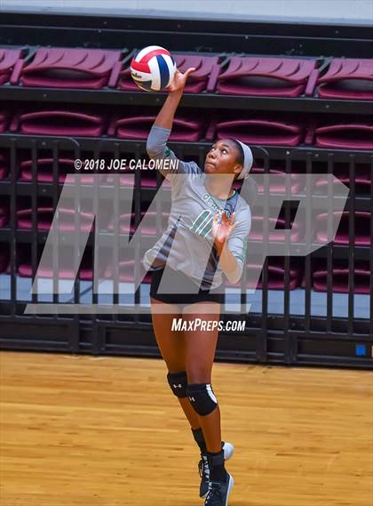 Thumbnail 2 in Reagan [Ronald] vs Smithson Valley (NEISD Volleyball Tournament) photogallery.