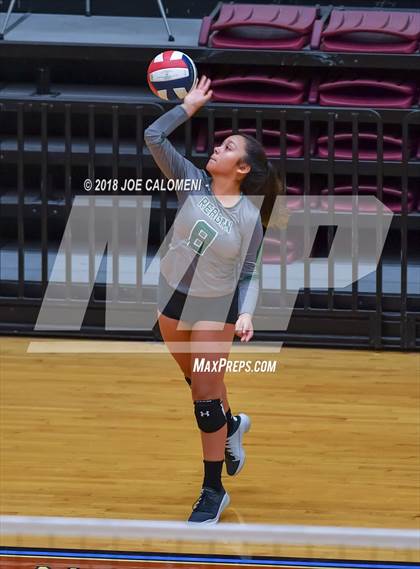 Thumbnail 2 in Reagan [Ronald] vs Smithson Valley (NEISD Volleyball Tournament) photogallery.