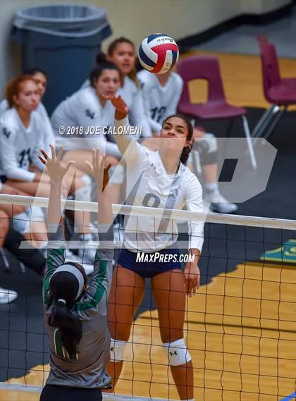 Thumbnail 3 in Reagan [Ronald] vs Smithson Valley (NEISD Volleyball Tournament) photogallery.