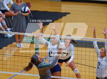 Thumbnail 2 in Reagan [Ronald] vs Smithson Valley (NEISD Volleyball Tournament) photogallery.