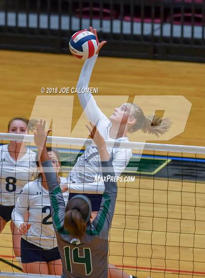 Thumbnail 3 in Reagan [Ronald] vs Smithson Valley (NEISD Volleyball Tournament) photogallery.