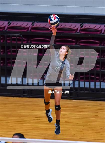 Thumbnail 2 in Reagan [Ronald] vs Smithson Valley (NEISD Volleyball Tournament) photogallery.