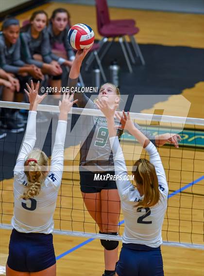 Thumbnail 2 in Reagan [Ronald] vs Smithson Valley (NEISD Volleyball Tournament) photogallery.