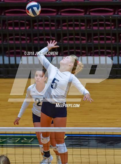 Thumbnail 3 in Reagan [Ronald] vs Smithson Valley (NEISD Volleyball Tournament) photogallery.