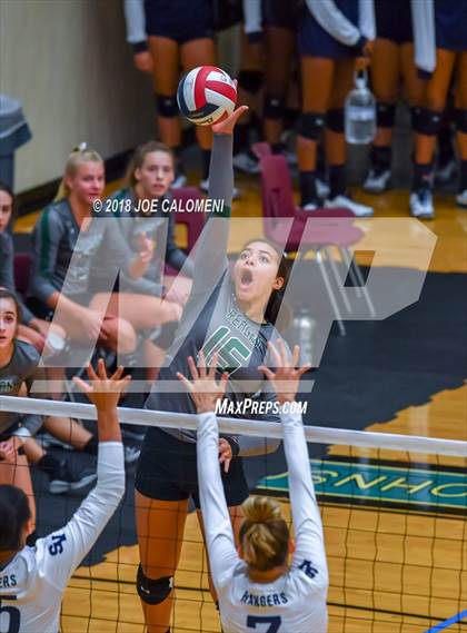 Thumbnail 3 in Reagan [Ronald] vs Smithson Valley (NEISD Volleyball Tournament) photogallery.