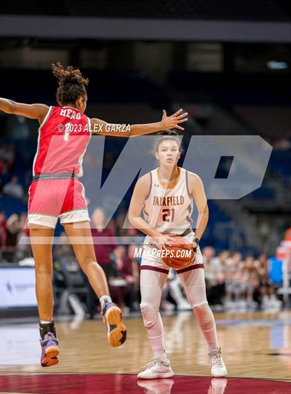 Thumbnail 3 in Fairfield vs Holliday (UIL 2A Basketball State final) photogallery.