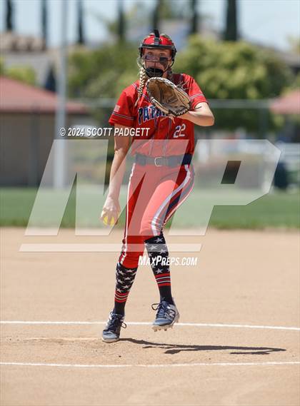 Thumbnail 2 in Hesperia Christian @ Temecula Prep (CIF SS D8 Semifinal) photogallery.