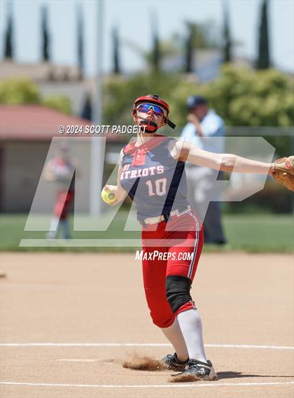 Thumbnail 2 in Hesperia Christian @ Temecula Prep (CIF SS D8 Semifinal) photogallery.