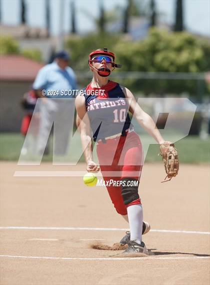 Thumbnail 2 in Hesperia Christian @ Temecula Prep (CIF SS D8 Semifinal) photogallery.