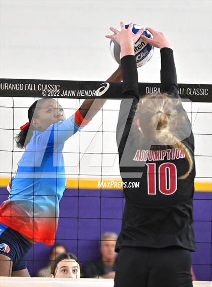 Thumbnail 2 in Assumption vs. Marymount (Durango Fall Classic) photogallery.