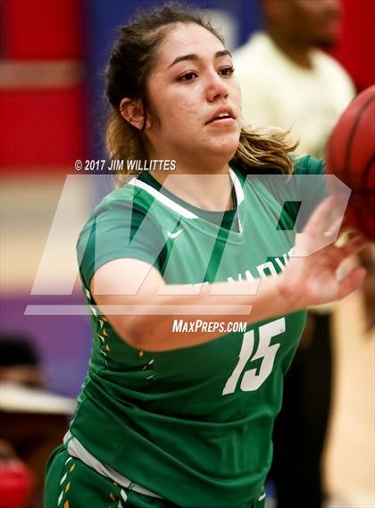 Thumbnail 1 in Verrado vs. St. Mary's (Lady Titan Winter Hoops Classic) photogallery.