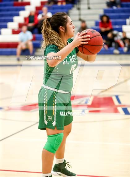 Thumbnail 1 in Verrado vs. St. Mary's (Lady Titan Winter Hoops Classic) photogallery.